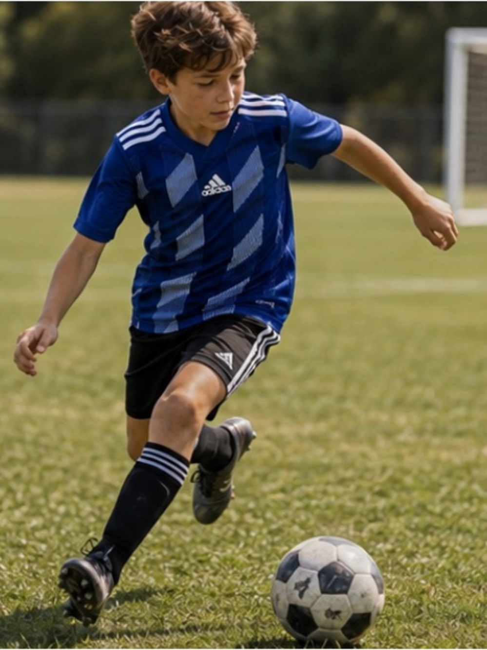 Adidas Blue and White Performance Jerseys